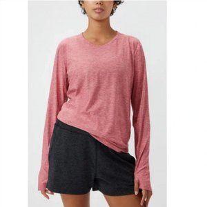 Outdoor Voices All Day Longsleeve in Desert Rose Pink